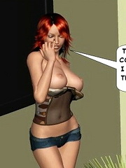 Bysty  mom and sweet son