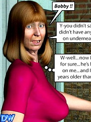 Happy teen blonde gets done by smart dad on the bathtub