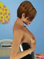 Delicious red-haired auntie gets her ass creamed by her aged brother